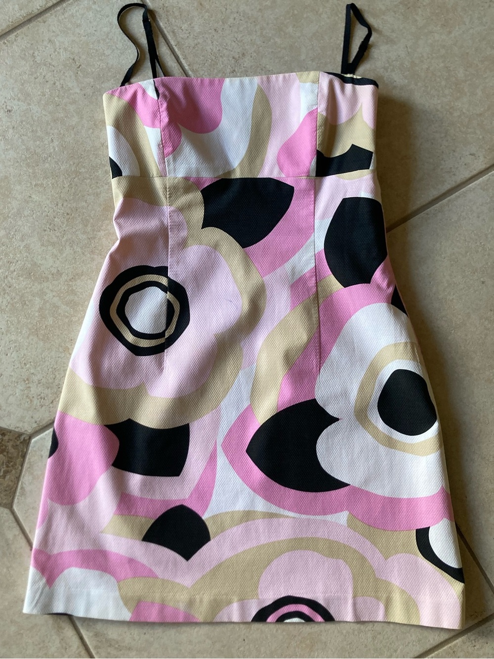Elie Tahari Soft Pink Strapless Dress